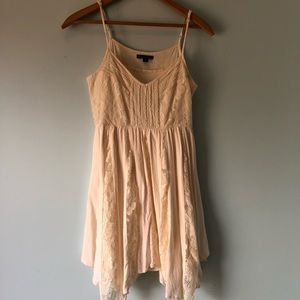 Cream Color sun dress American eagle